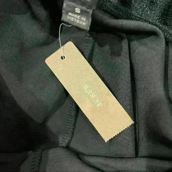 J crew  velvet pants new nwt holiday career dressy size small black - Picture 3 of 4